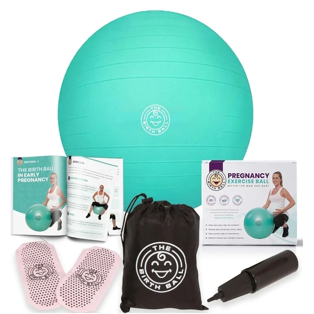 The Birth Ball Pregnancy Exercise Ball Set